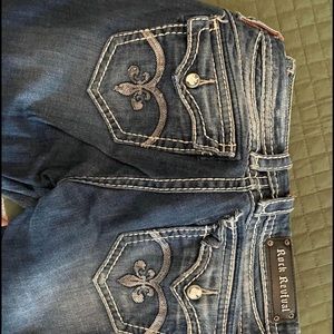 🔥 HOT SPECIAL: Gently loved Rock Revival Skinny Cut Jeans, Fast Shipping 📦